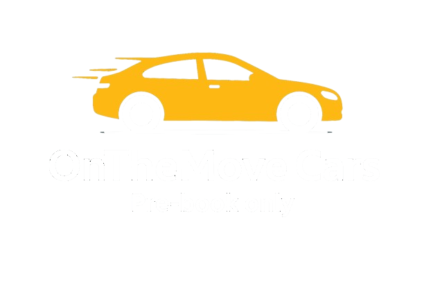 on the move cars official logo white version